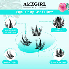 AMZGIRL LASH ultra-thin wider band detail for fast DIY application