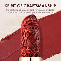 Catkin Matte Lipstick finish offers long-lasting, smudge-resistant color on lips