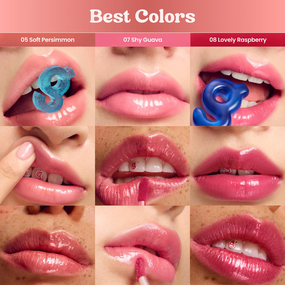 COLORGRAM Fruity Glass Tint 13 Shy Pear packaging for on-the-go touch-ups