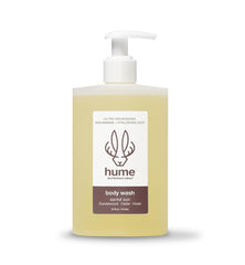 Hume Supernatural Post-exercise routine with this soothing body wash for rejuvenation.