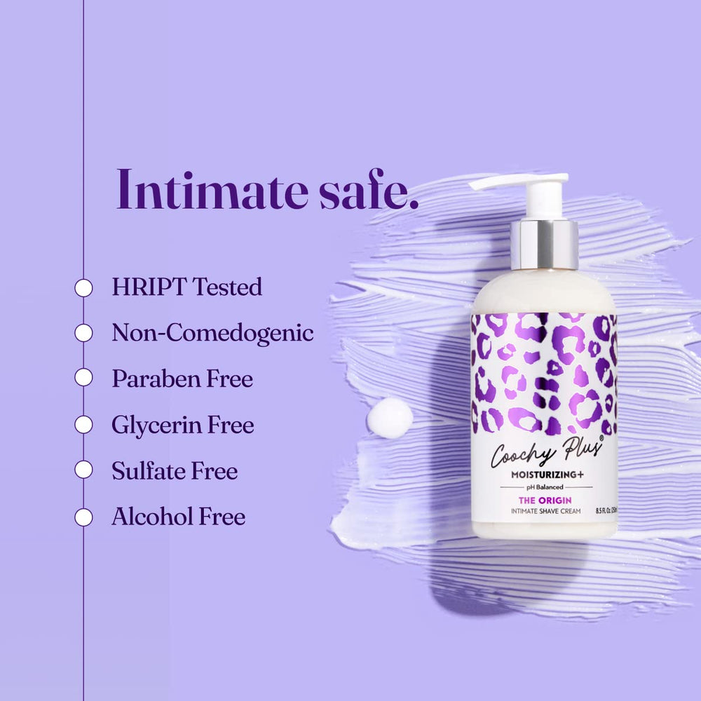 IntiMD Coochy softens coarse hair before shaving