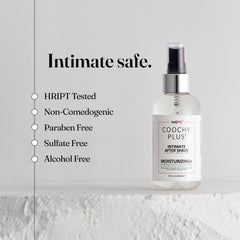 IntiMD Gift box showcases Nouria and Coochy products in a premium unisex kit.