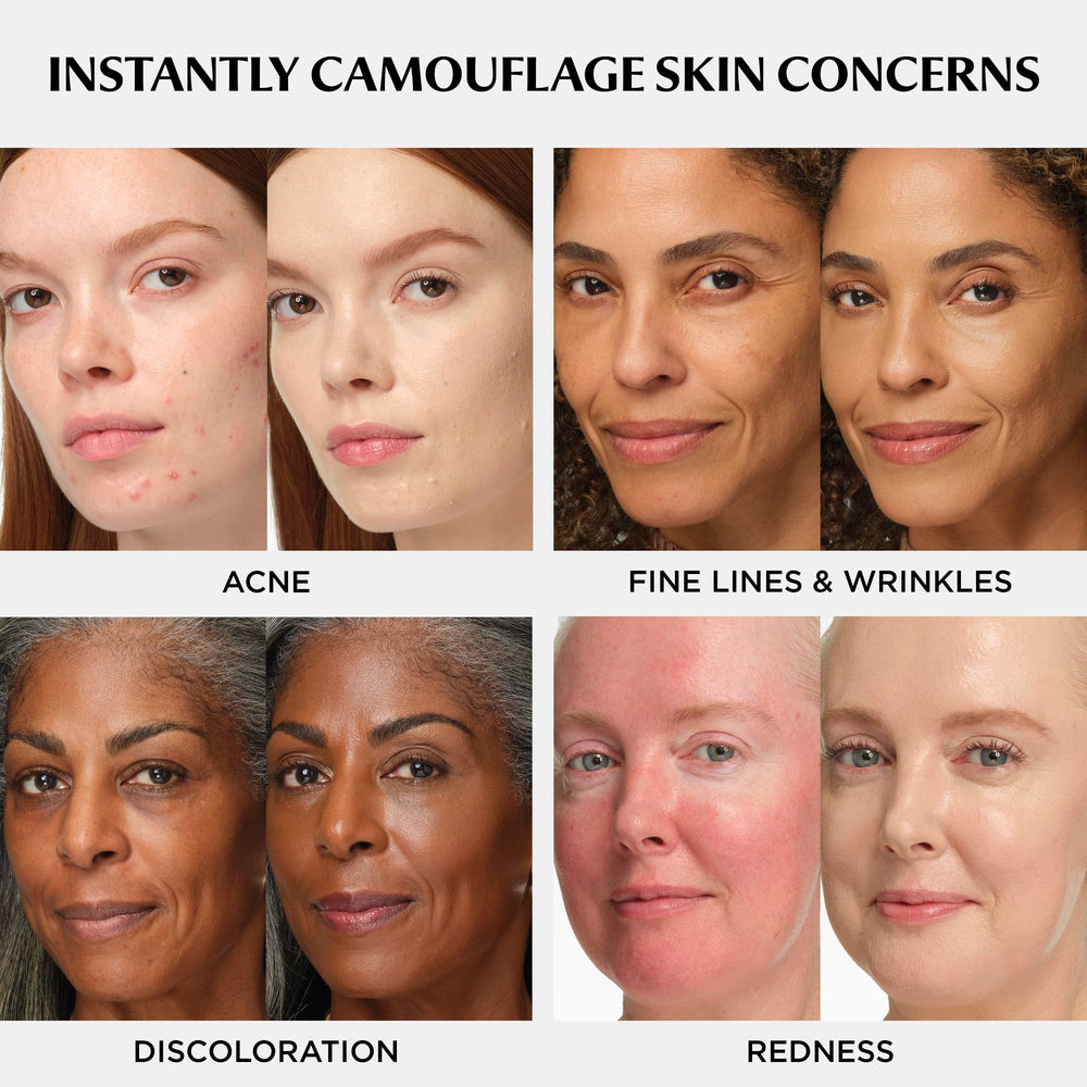 IT Cosmetics CC+ Cream Deep packaging with shade card for selection.