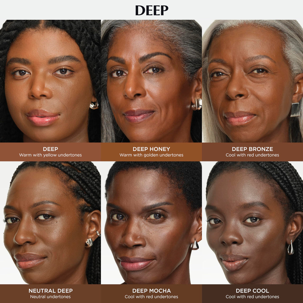 Deep swatch of IT Cosmetics CC+ Cream to demonstrate color correcting pigments.