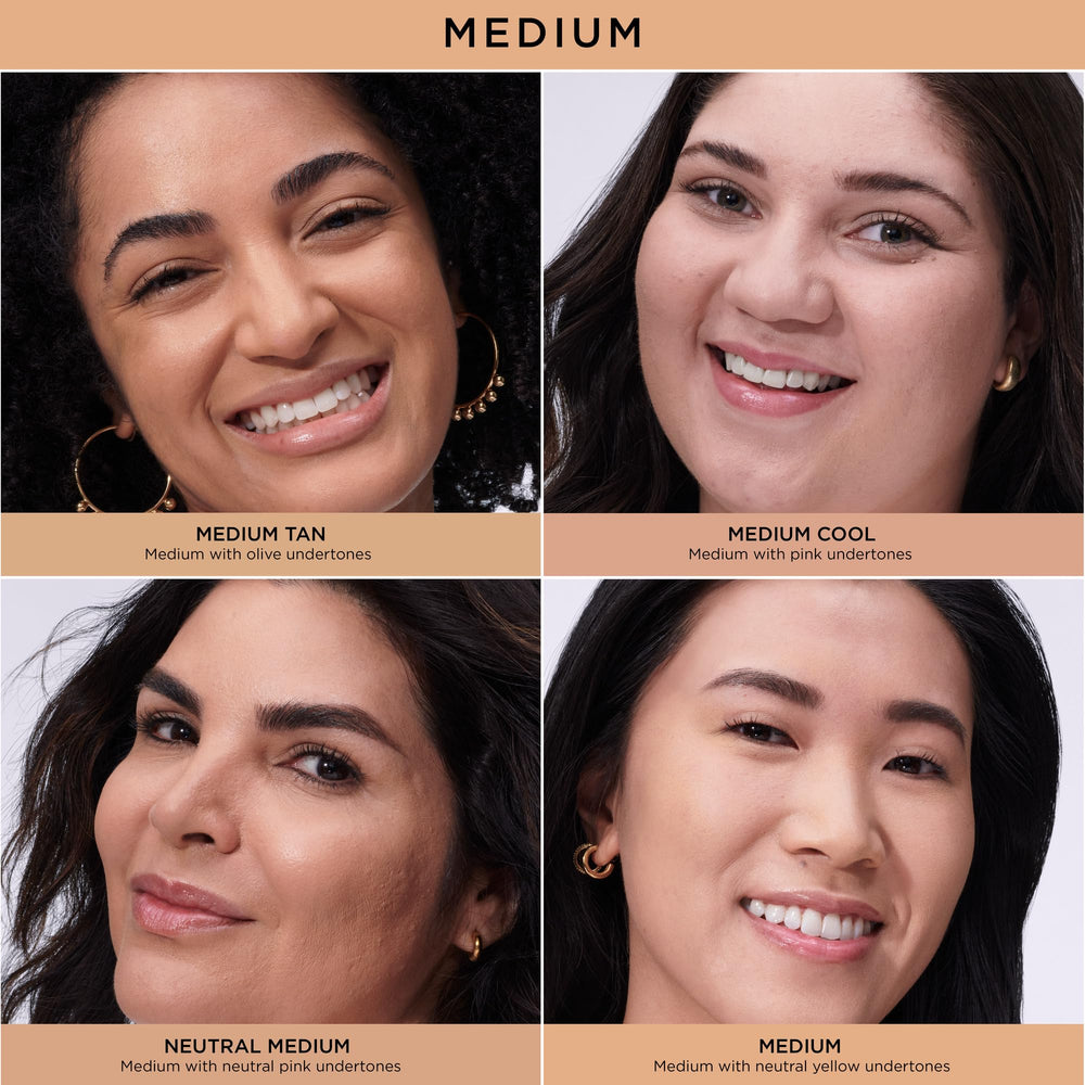 IT Cosmetics CC+ Natural Matte blurred-pores image shows the smoothing effect