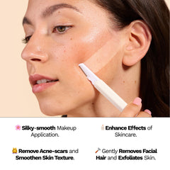 JILL pre‑shave magic wipe prepared for dermaplaning