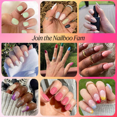 Nailboo reusable nails in kit hint at sustainable, repeat wear.