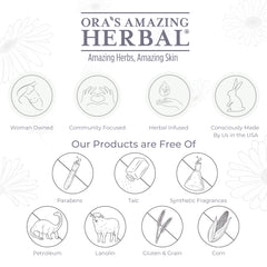 Ora's Amazing Herbal shoe refresh dust on a dusty insole.