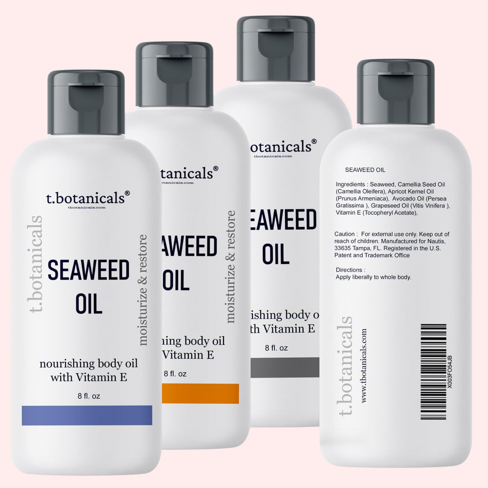 t.botanicals Seaweed Body Oil with citrus aroma hint