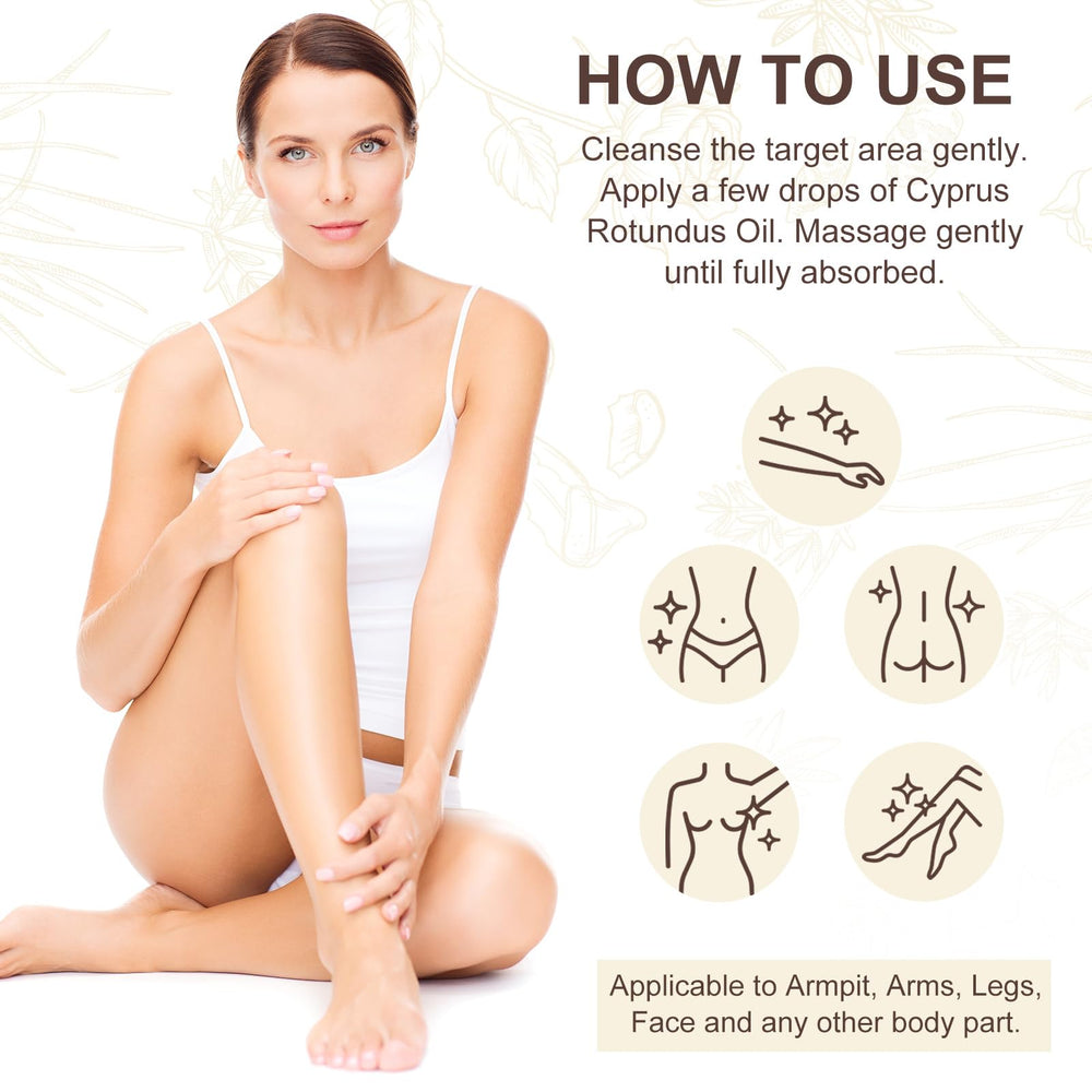 Tiuedu Cyperus Oil supporting smoother skin texture