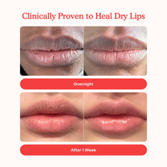 Tower 28 LipSoftie glossy finish on lips with soft nude tint