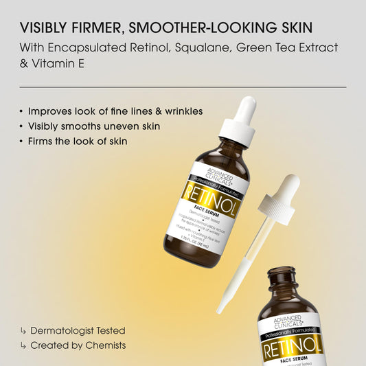 Advanced Clinicals vitamin C face serum bottle for radiance