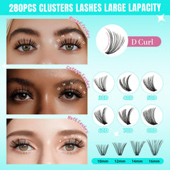 AMZGIRL clusters held on fingers to show scale and portable tray convenience
