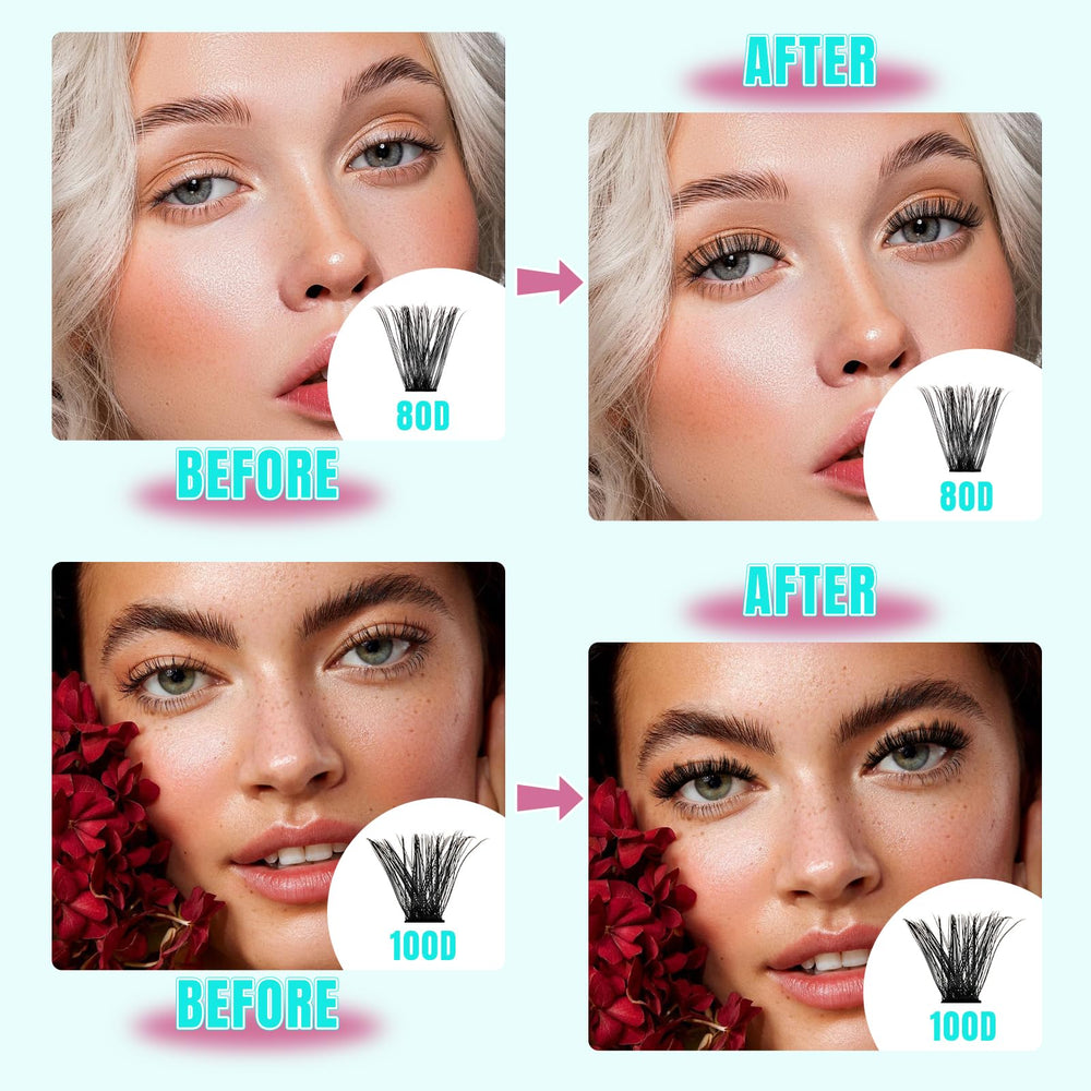AMZGIRL LASH application demonstration showing quick, neat placement