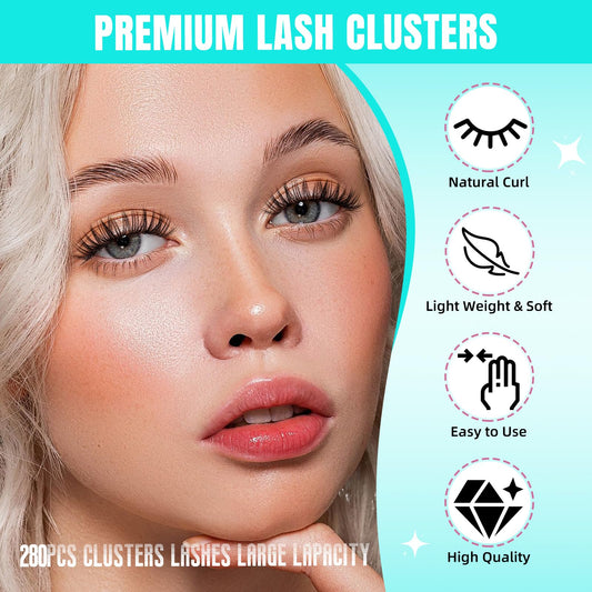 AMZGIRL LASH close-up of 30D and 40D fan detail for realistic texture