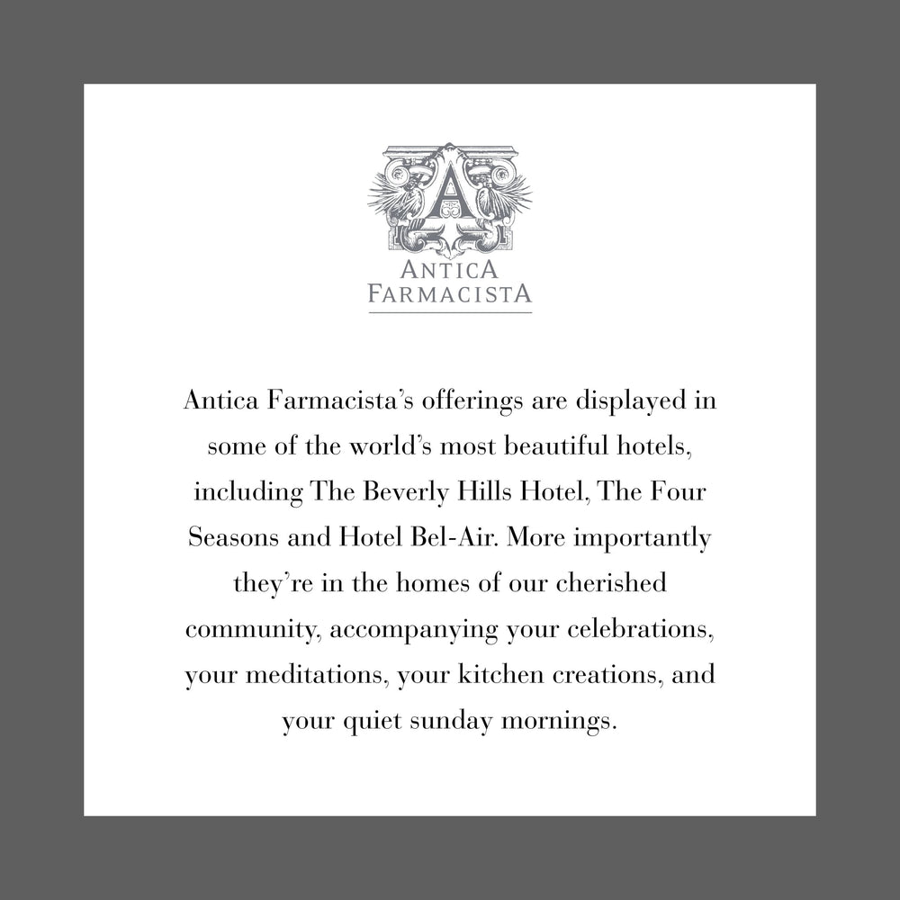 Antica Farmacista Bubble Bath elegant packaging makes a thoughtful gift