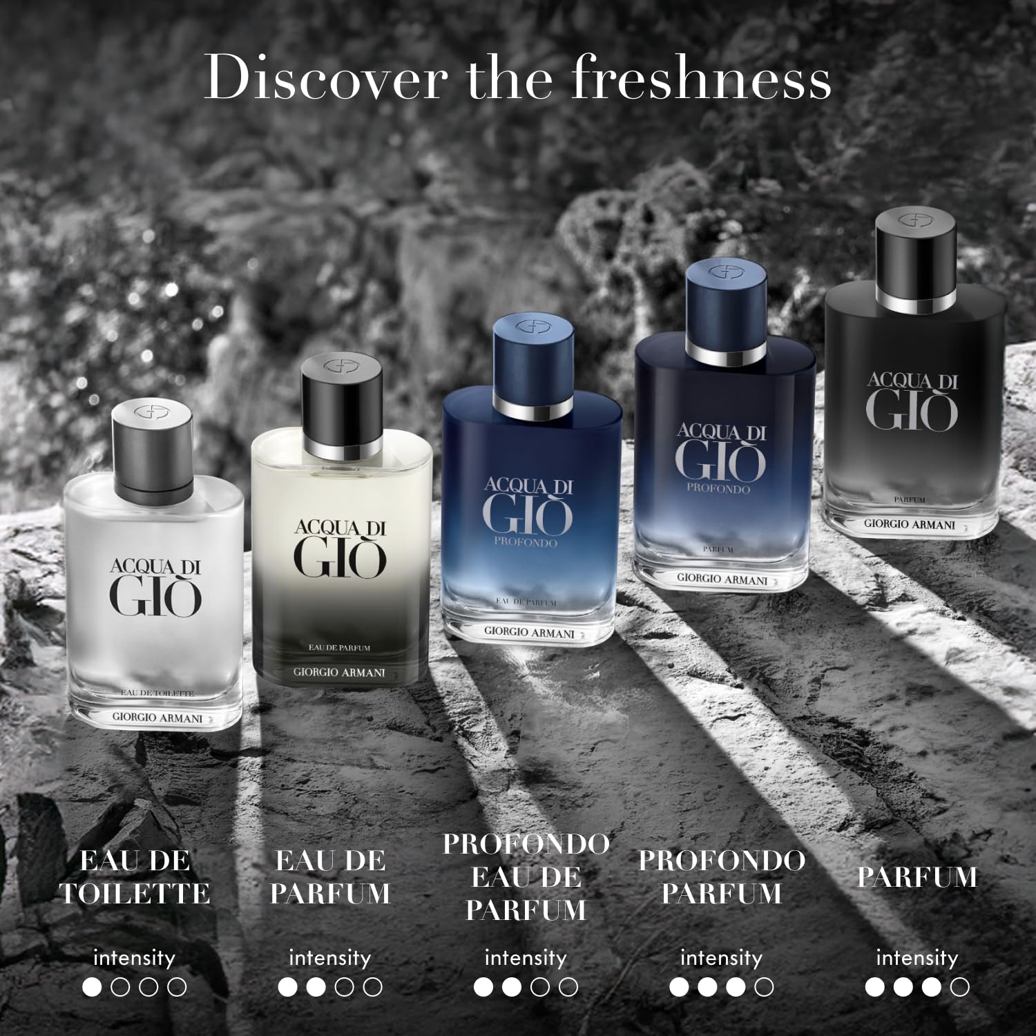 Armani Beauty Acqua di Gio white musks provide clean, lasting warmth