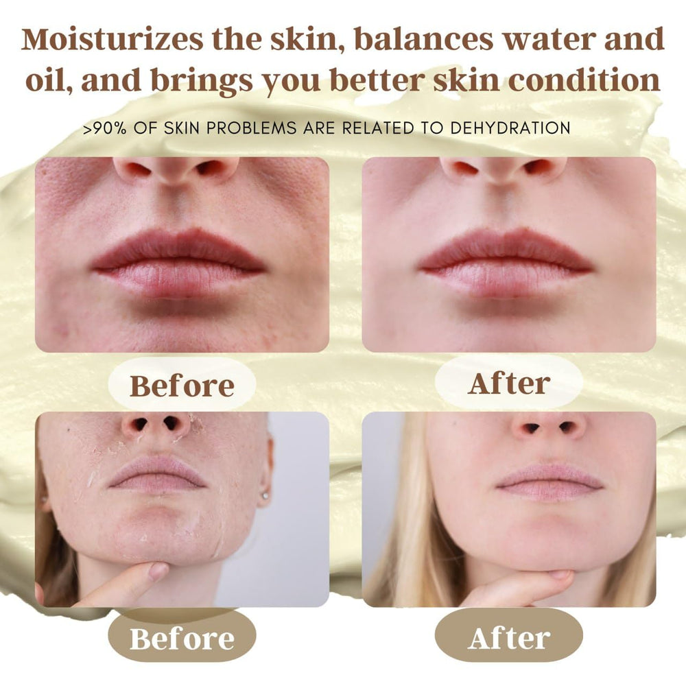 Azmera Beauty application showing massage to dry areas for improved moisture.