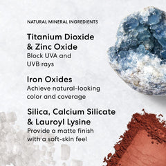 bareMinerals Original Matte SPF15 showing mineral protection.