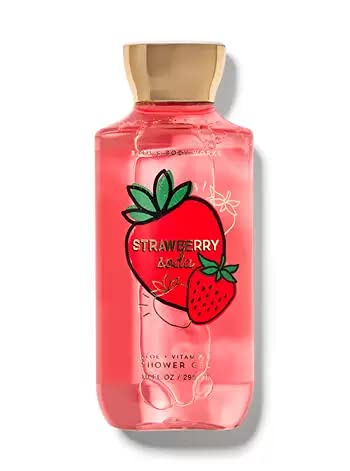 Bath & Body Works Strawberry Soda Shower Gel bottle artwork suggesting gentle daily cleanse