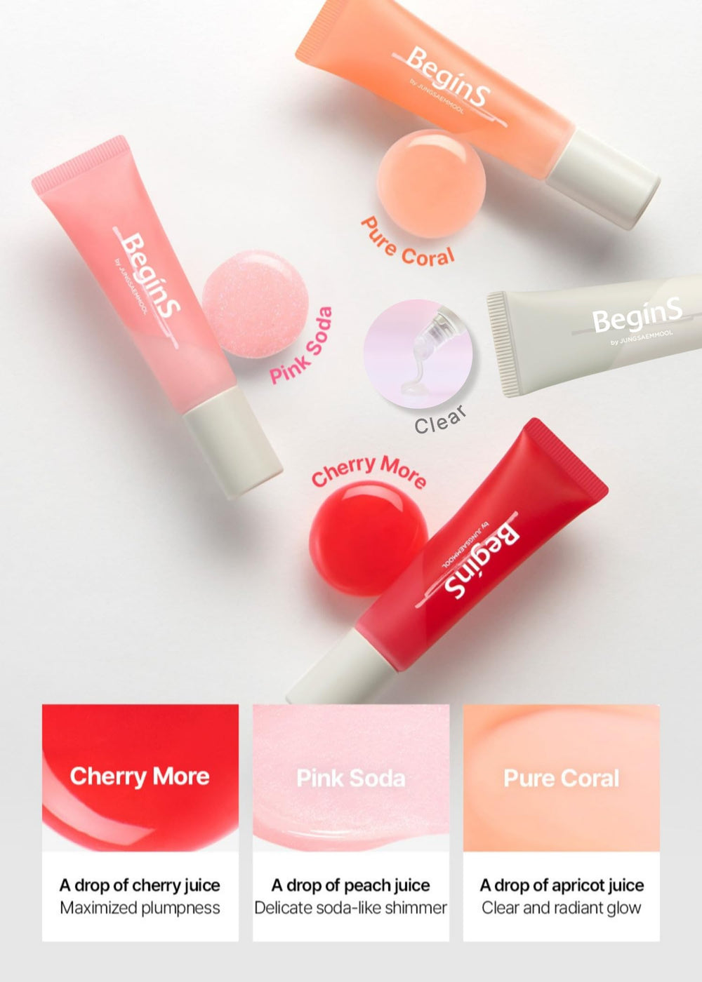 BeginS Lip Care Oil Clear applied during the day adds moisture and gloss