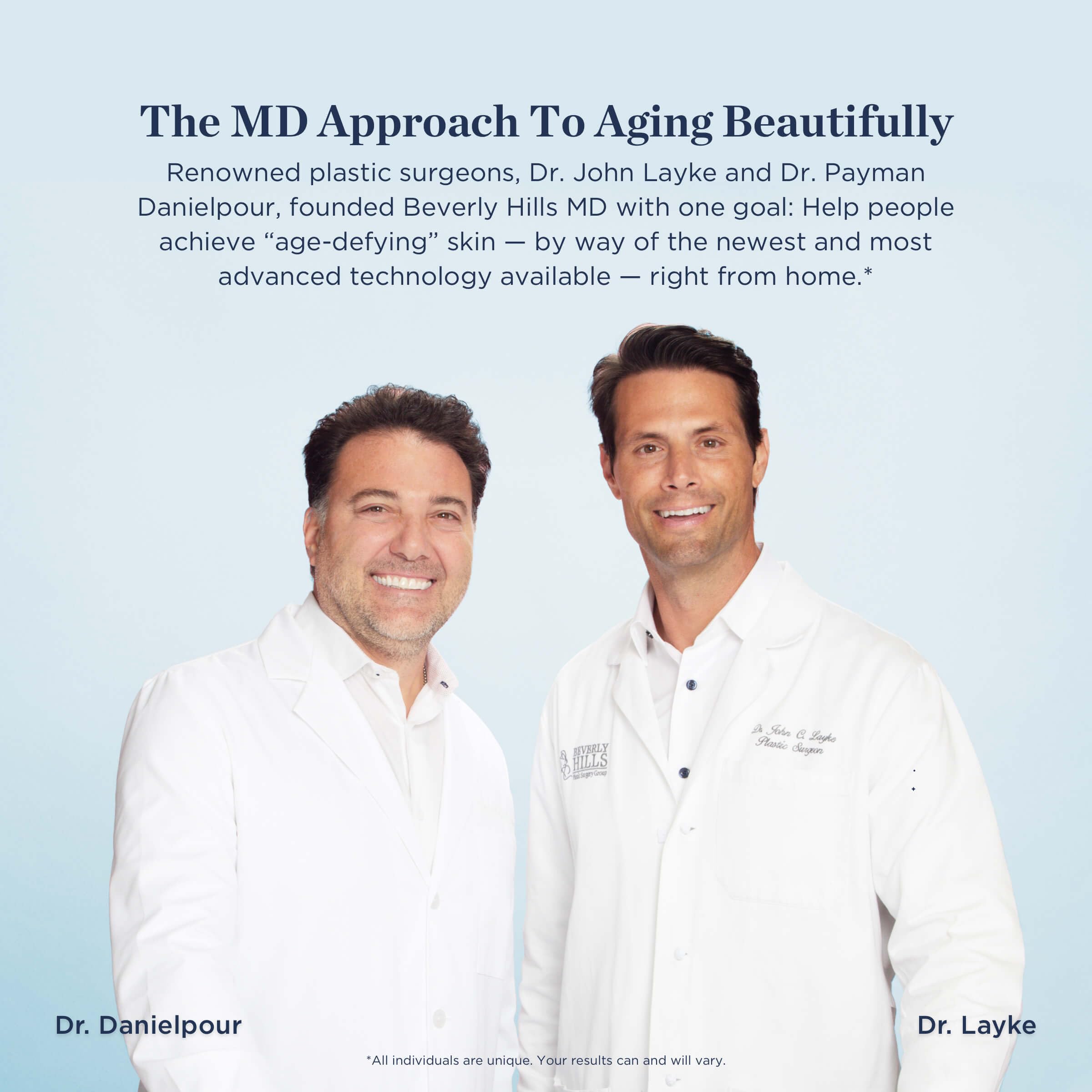 Applying Beverly Hills MD Thick + Full Brow Serum along the brow line