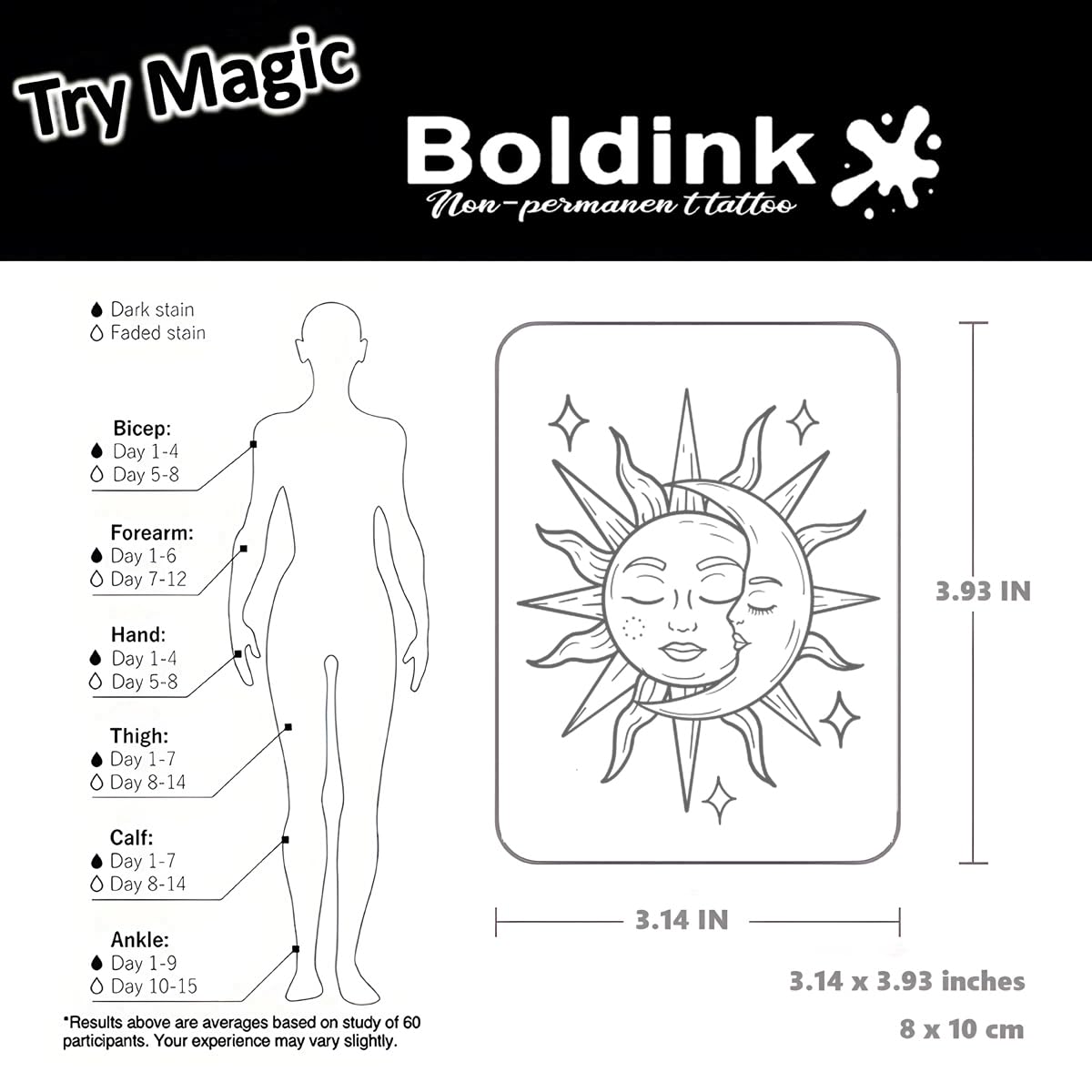Boldink Sun and Moon 3 patterns reflect current fashion trends.