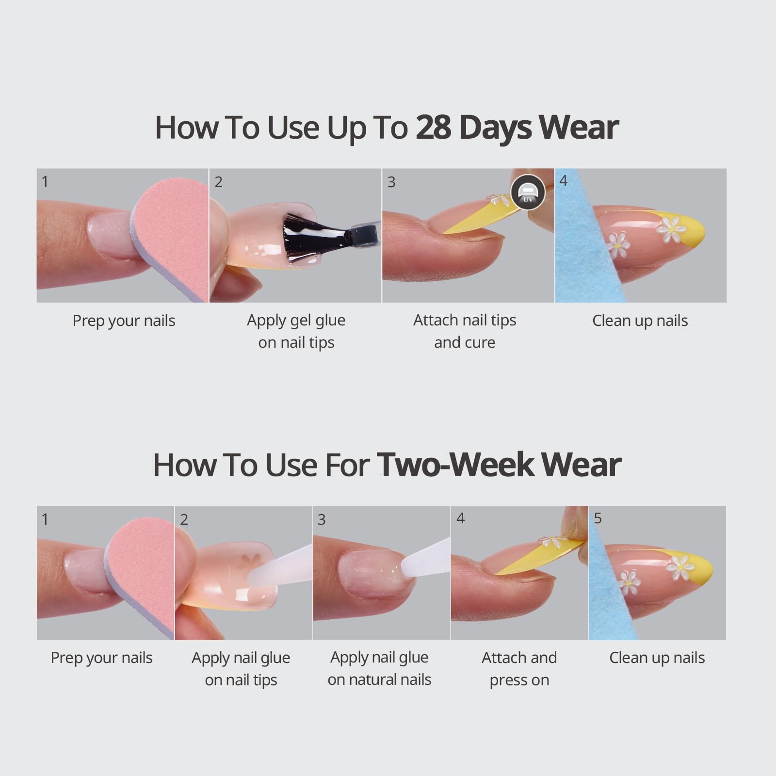 BTArtbox Nail glue usage tip for easy DIY application