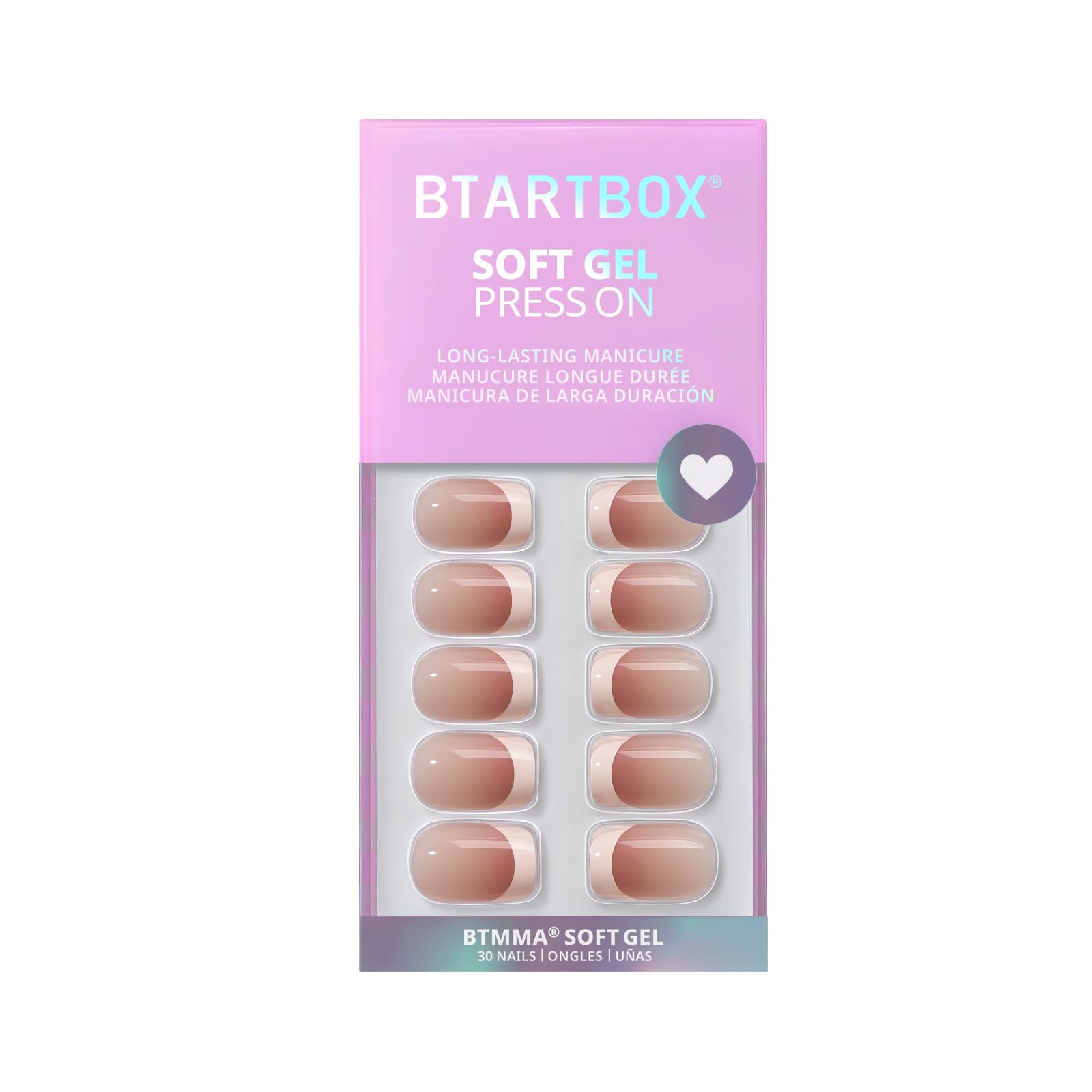 BTArtbox soft gel press-ons deliver flexible fit with zero pressure on natural nails.
