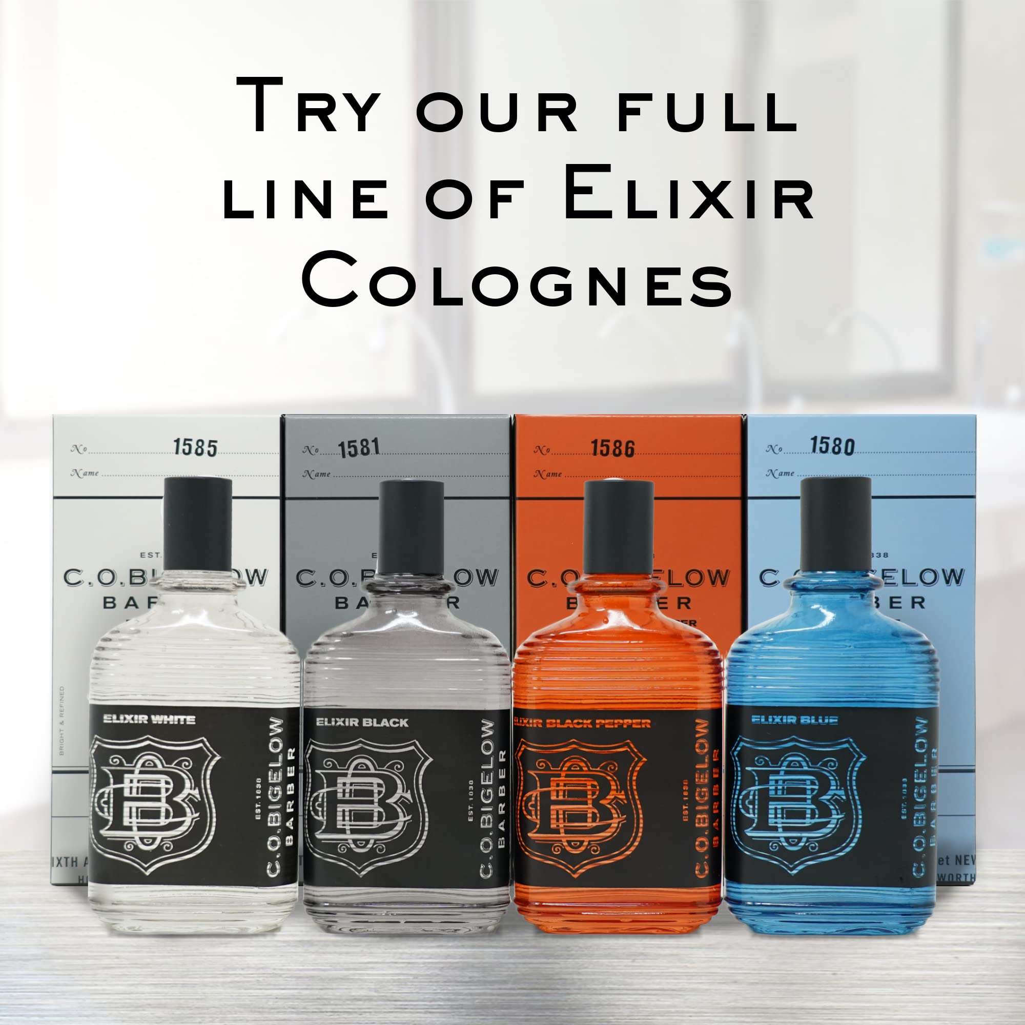 C. O. Bigelow Elixir sandalwood notes create a sophisticated profile.