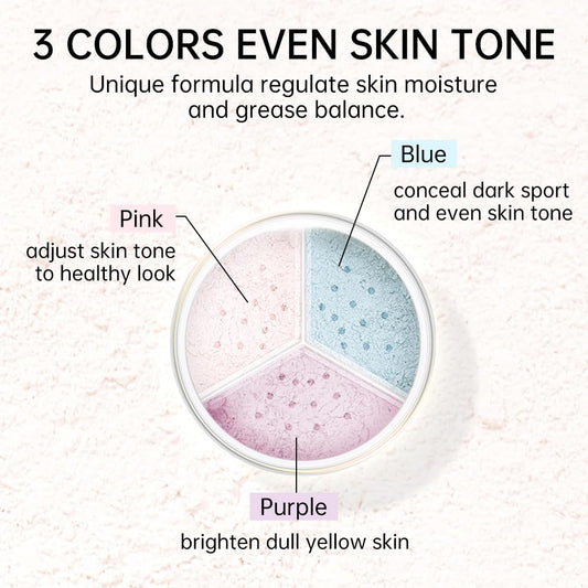 Catkin velour puff offers gentle, skin-friendly application.