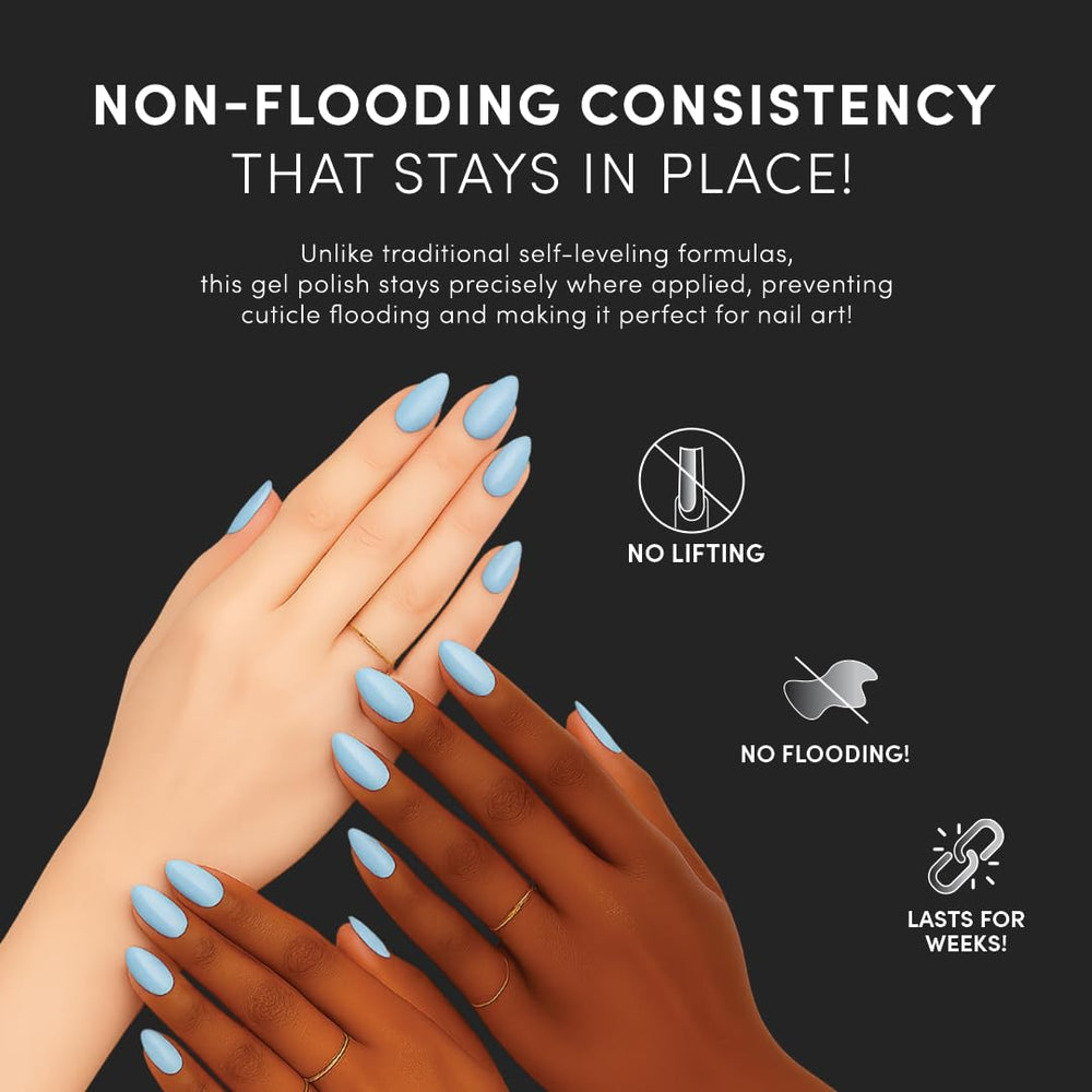 Chaun Legend precision brush and adhesion tech for clean, chip-free nails.