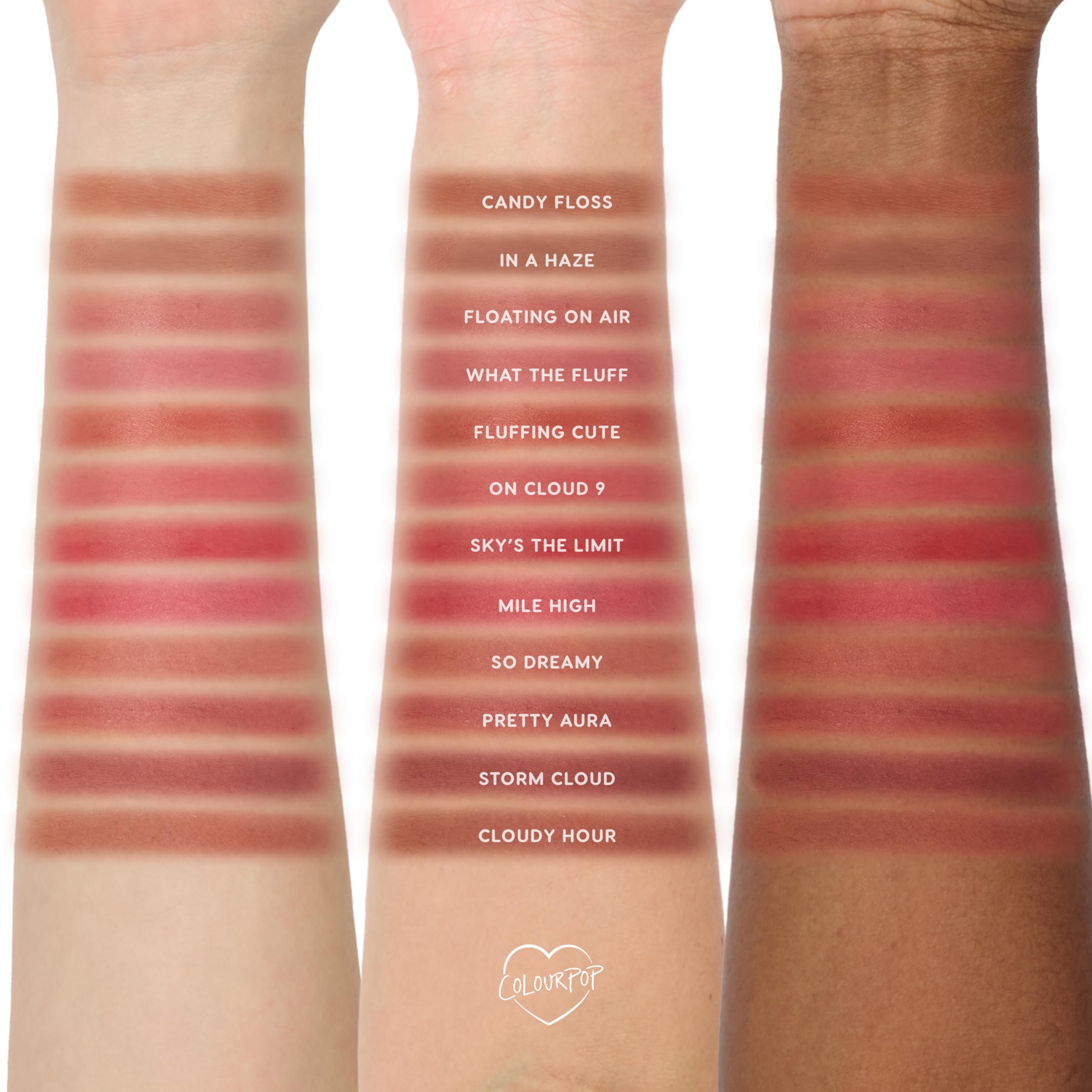 ColourPop Cloud Whip apply at lip center for ultra diffused edge