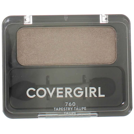 Two 0.09 oz shadows from CoverGirl Eye Enhancers in Tapestry Taupe 760 for quick color options