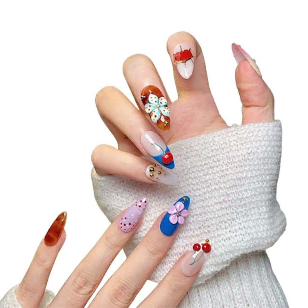 CTTHNBD almond press on nails application guide and tips