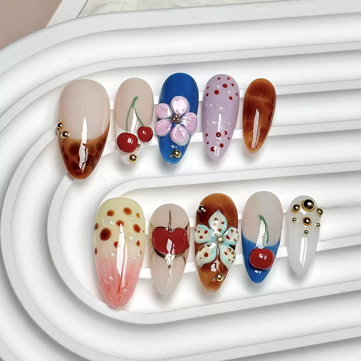CTTHNBD almond press on nails pack for a chic almond shape manicure