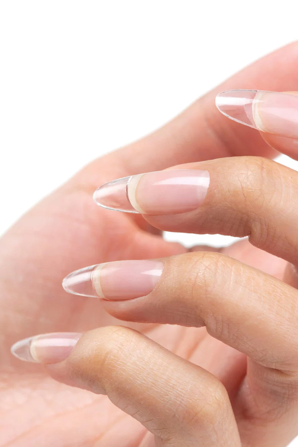 Cuccio Pro Builder Gel self-leveling action creates a flawless nail surface.
