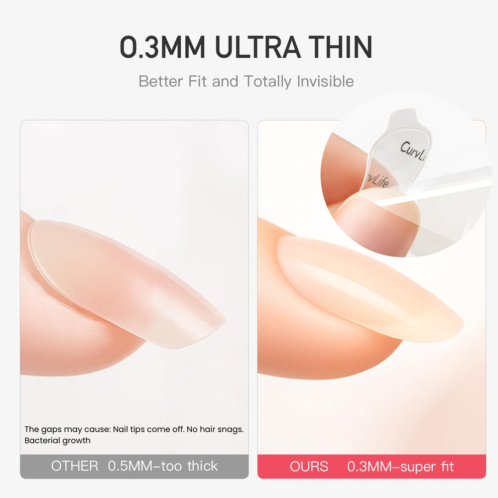 CurvLife CareHold Pro easy application no glue required for quick sets