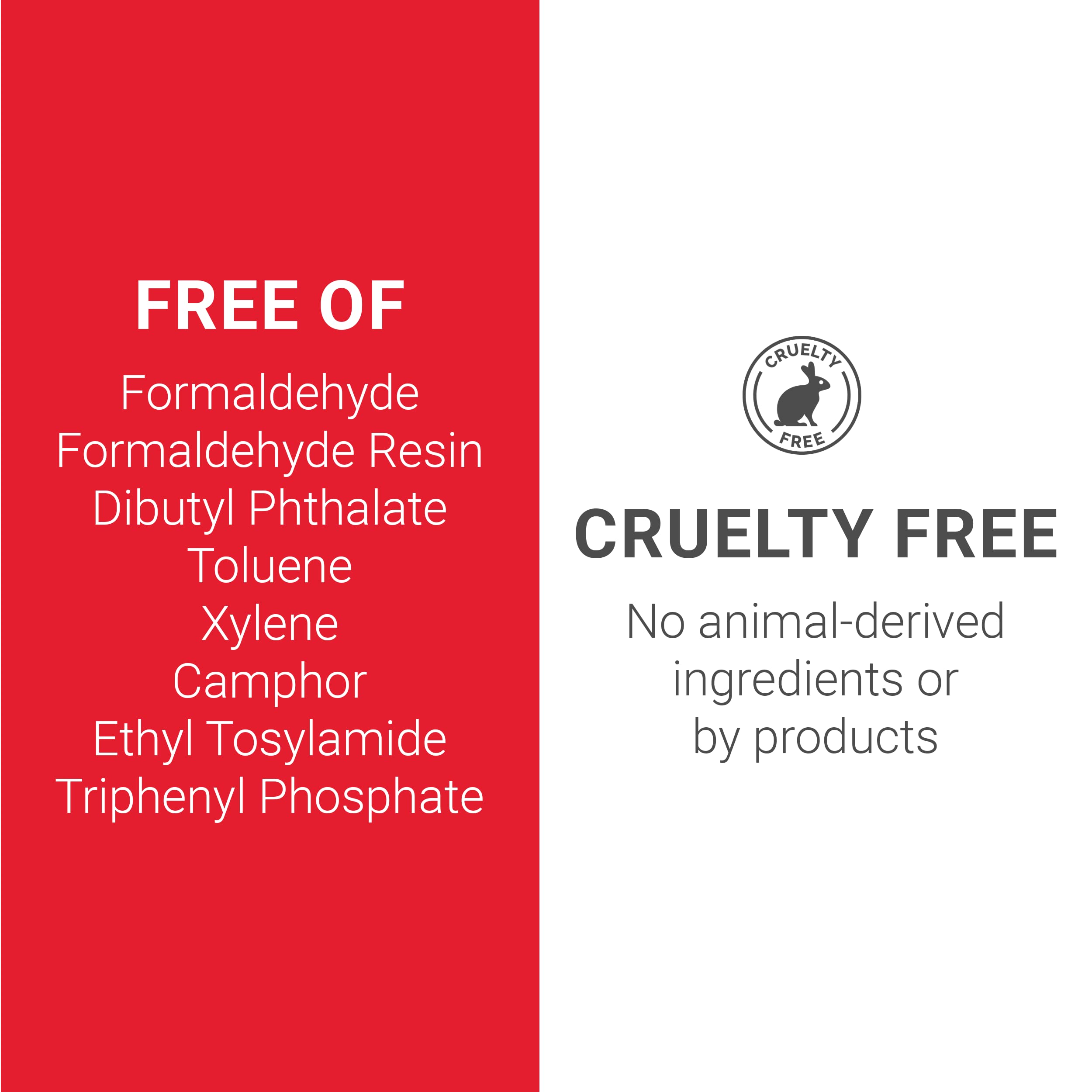 DAISY DND vegan cruelty-free label on packaging.
