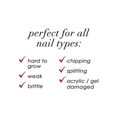 Dermelect Luminous Nail Brightening Treatment milky glow on nails enhances appearance.