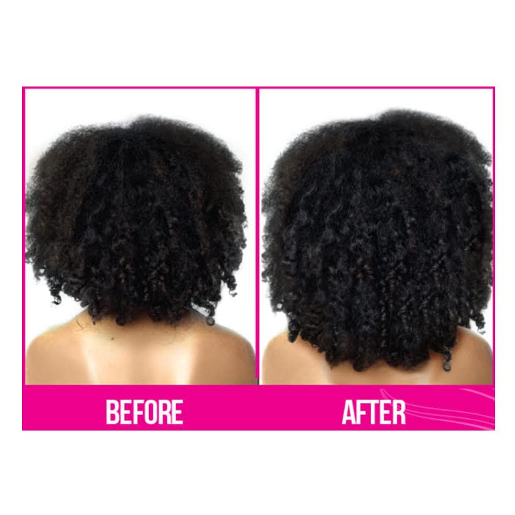 Difeel Growth & Curl Biotin Shampoo ingredients close-up: biotin and wavemax.