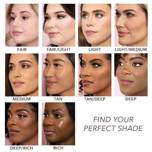 DOLL 10 NO T.C.E. serum foundation dropper demonstrates customizable coverage