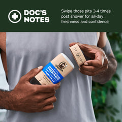Dr. Squatch 2-pack aluminum-free deodorant for odor protection.