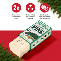 Duke Cannon White Elephant scent brick with citrus and musk aroma.