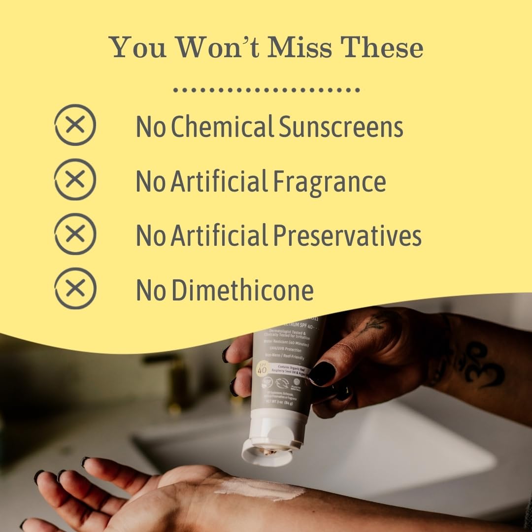 Earth Mama red raspberry seed oil sunscreen offers natural moisturization