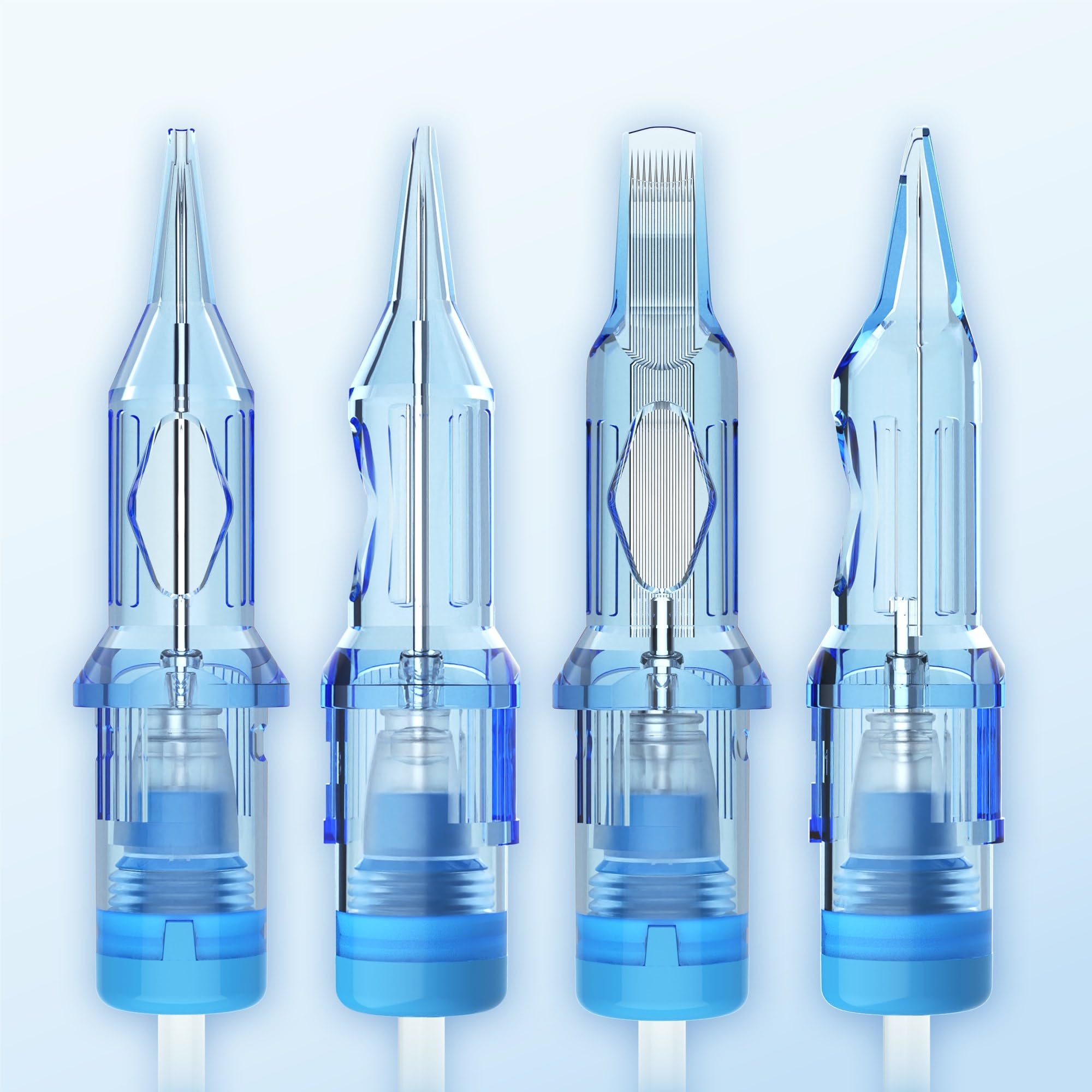 Emalla Eliot needles close-up tips enable sharp outlining and controlled ink flow.