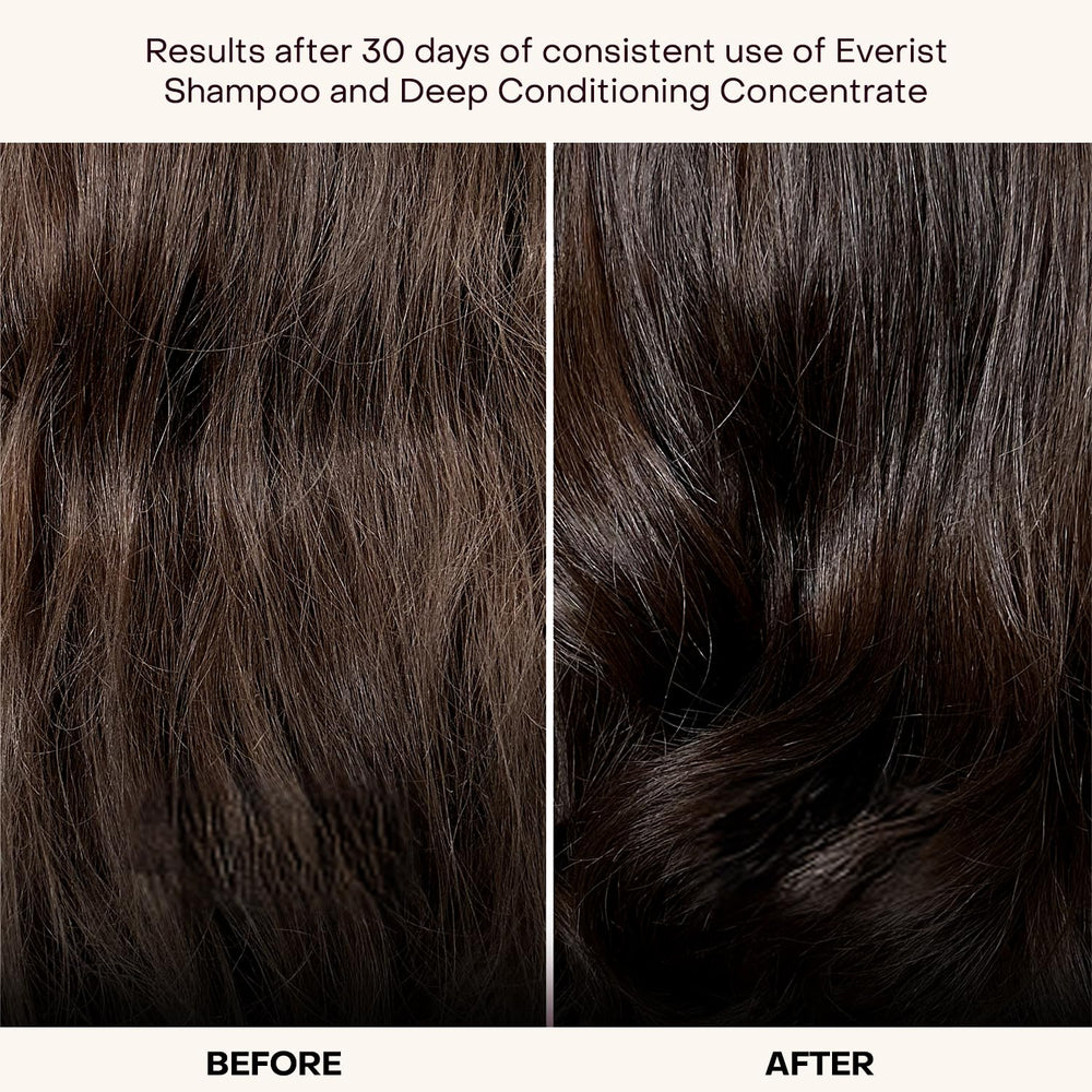 Everist deep conditioner concentrate tube emphasizing smoothing and shine.