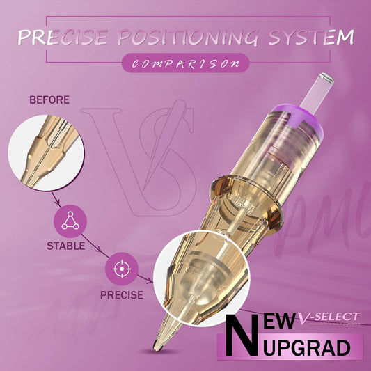 EZ Tattoo V-SELECT V-system image highlights reduced ink splash for cleaner lines.