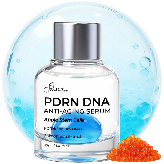 FeeMeFee Salmon PDRN serum bottle showing premium packaging for precise application