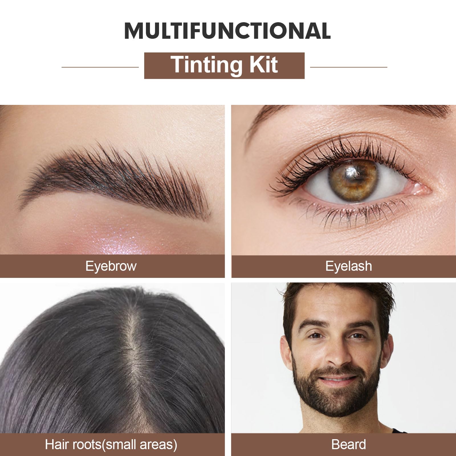 FIAHNG lash color kit finished look with fuller lashes.